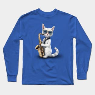 Sax Cat Long Sleeve T-Shirt